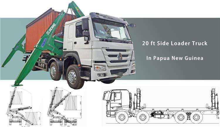 20 ft Side Loader Truck for Sale Price In Papua New Guinea